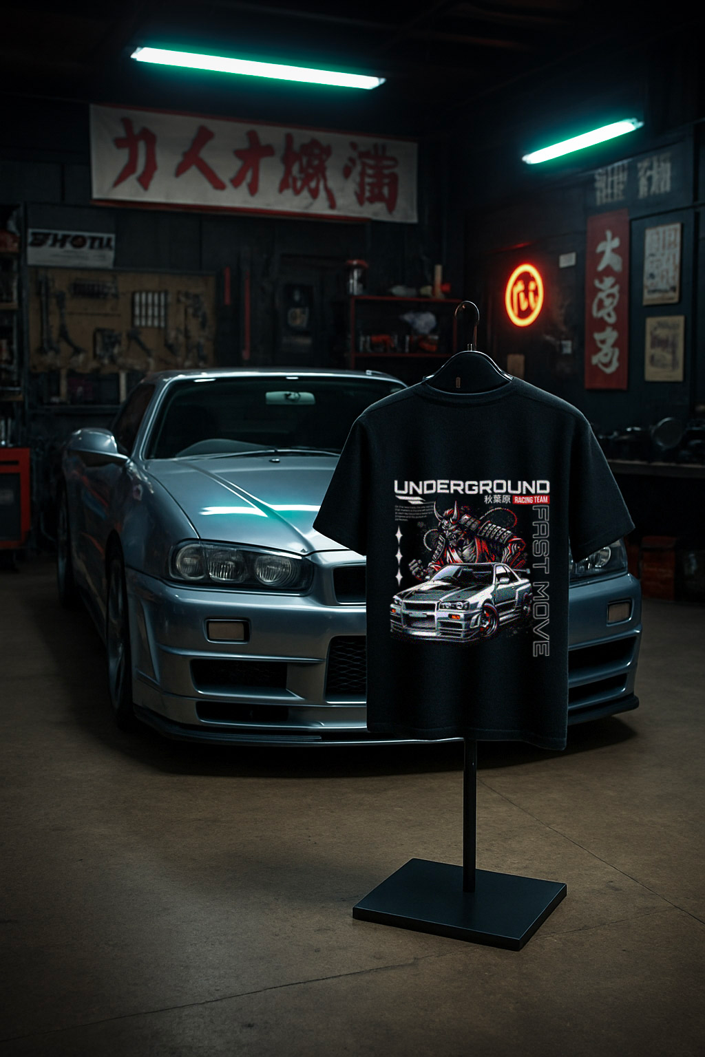 Nissan Skyline GT-R R34 Short-sleeve T-Shirt