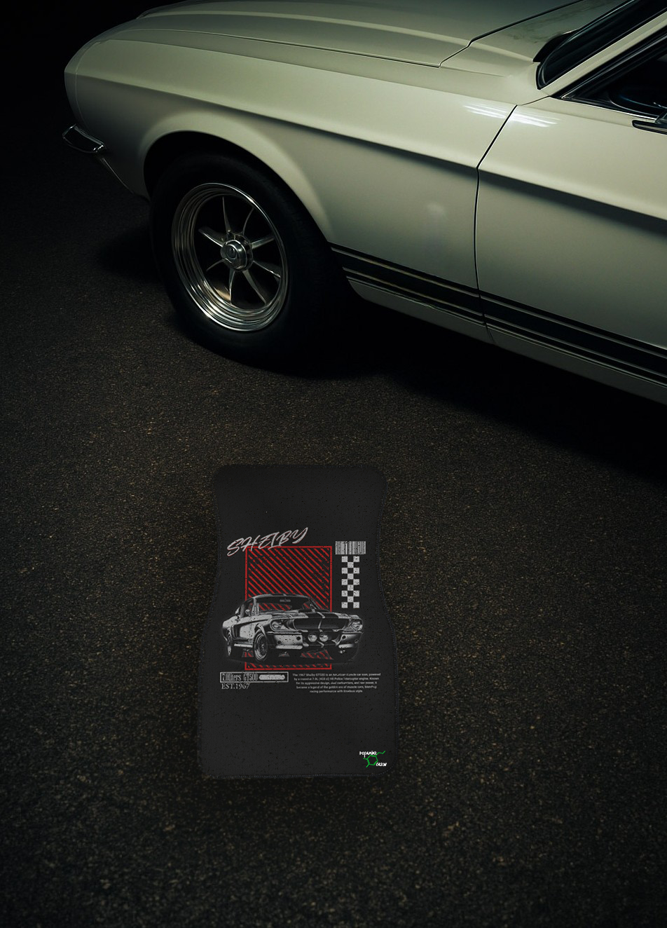 Ford Mustang Shelby GT500 Floor Mat, Front Driver Side Only