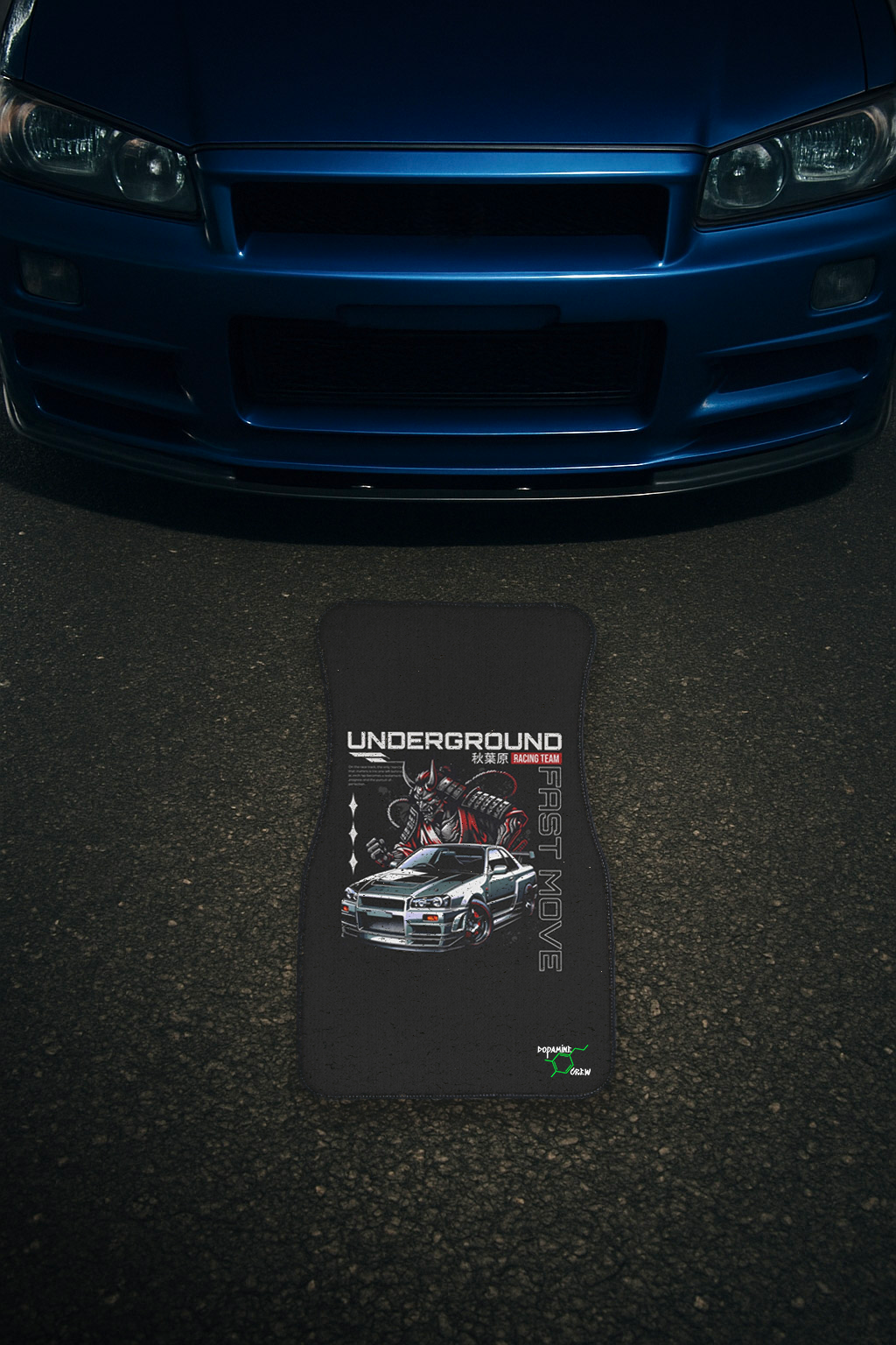 Nissan Skyline GT-R R34 Floor Mat, Front Driver Side Only