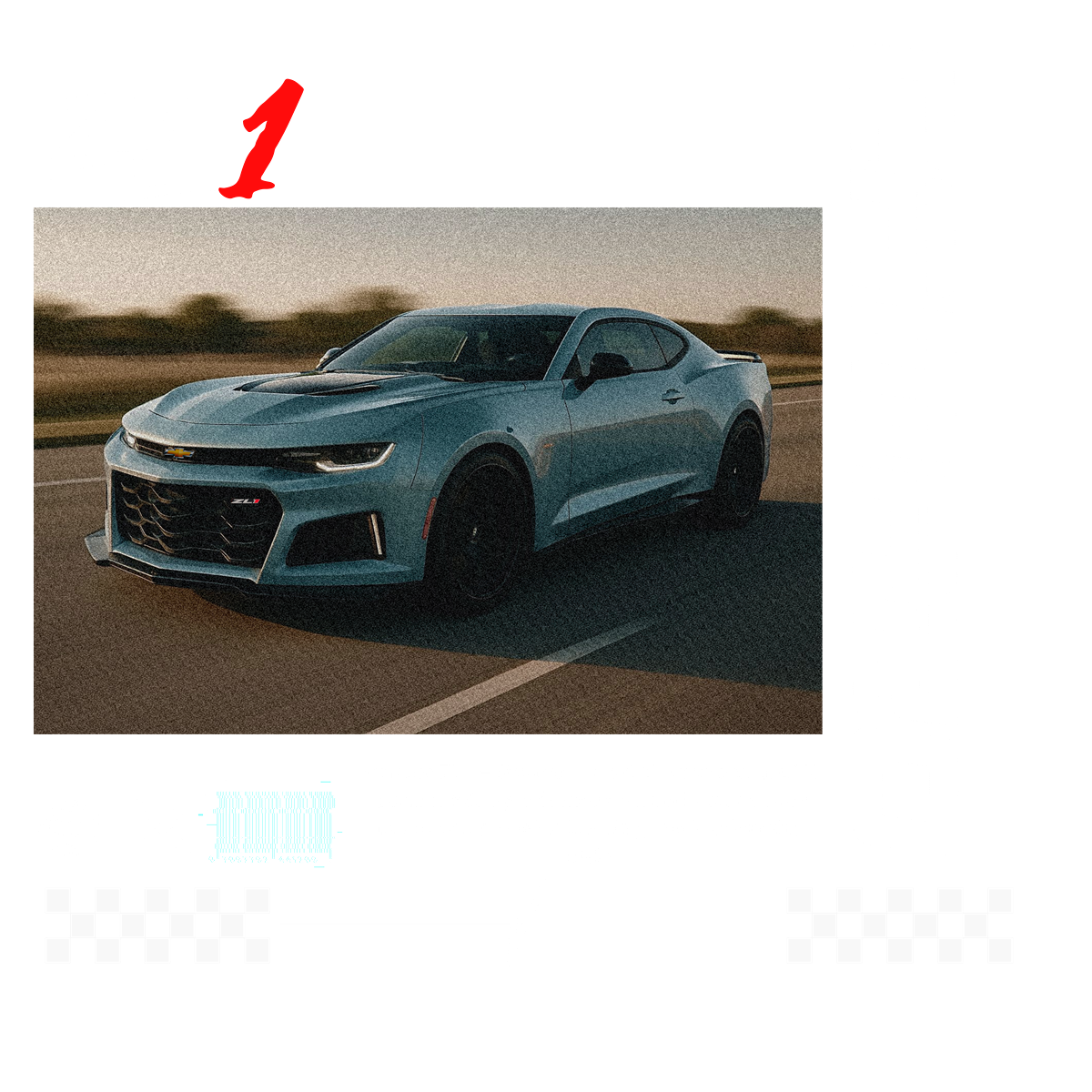 Chevy Camaro ZL1 Floor Mat, Driver Side Only