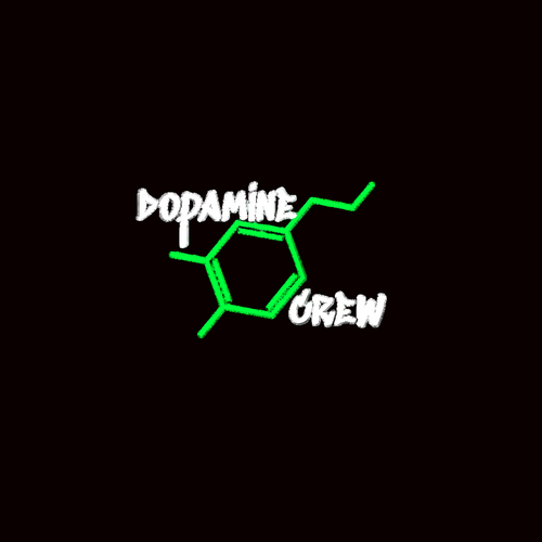 Dopamine Crew Original Logo Sticker